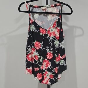 EUC Dressy Floral Tank Top